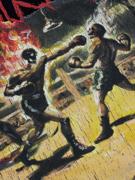 MANTO GHOST FIGHTER tshirt- black